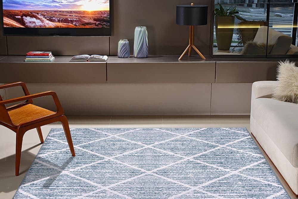 Alfombra Classic Sardenha Azul 150 x 200 cm