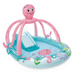 Centro de Actividad Inflable Intex Pulpo Friendly Octopus Morado