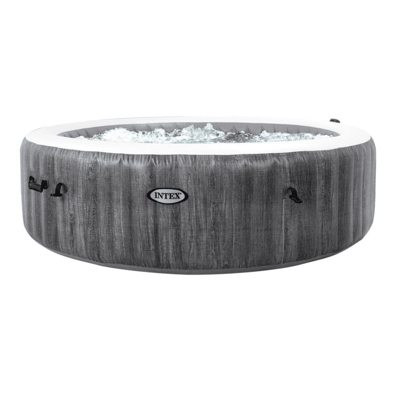 Spa Hot Tub Inflable Intex Deluxe 6 Personas Gris