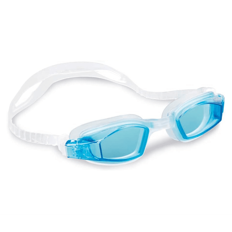 Lentes de Agua Intex Anteojos Natacion Free Style Sport Goggles Azul