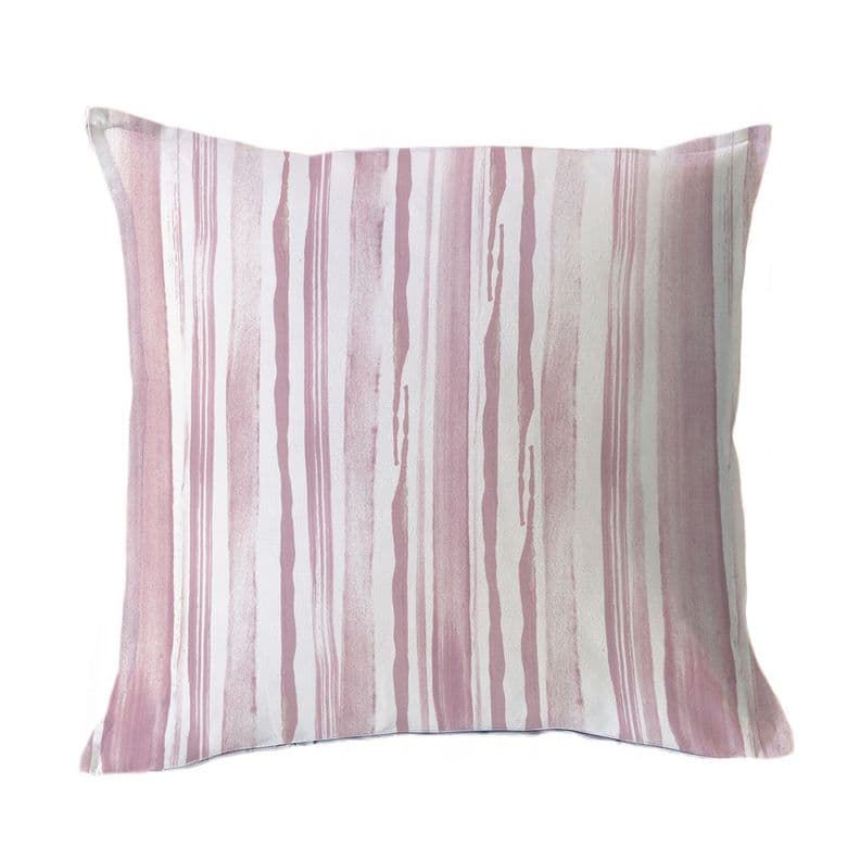 FUNDA COJIN ALGODON TRAMA LINEAL PALO DE ROSA 45X45 Diseno 1