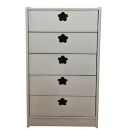 Cajonera 5 C Blanca Flor Blanco
