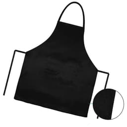 Delantal de Cocina Negro Tipo Gourmet Unisex
