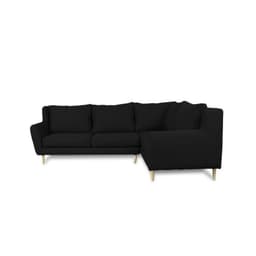 Seccional Lenora Chenille Tipo Lino Negro