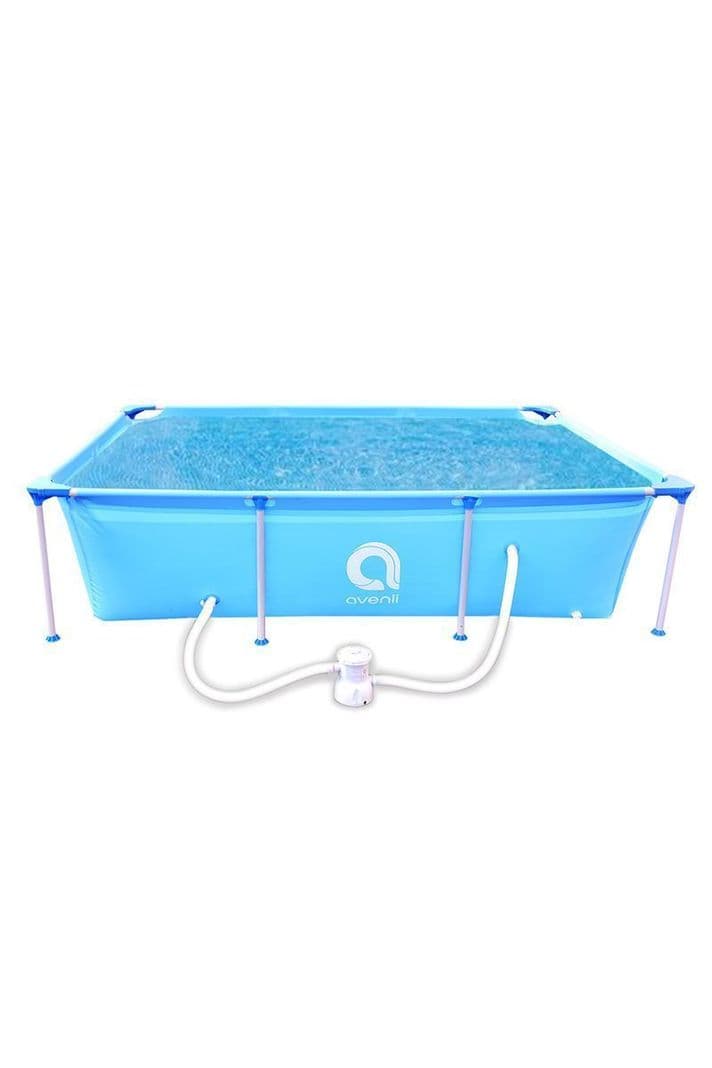 Piscina con Filtro 2612L 66x179x258 cm Celeste