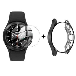 Protector + 2 Laminas Hidrogel Para Samsung Watch 4 Classic 42mm Negro