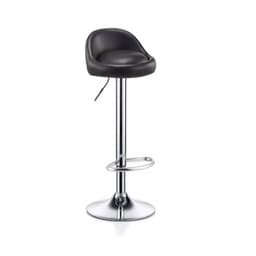 Silla Piso Bar Altura Regulable Taburete Negro