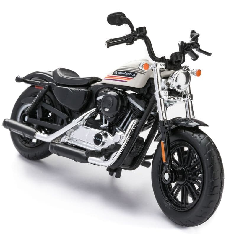 Moto coleccionable Harley Davidson Modelo 2018 Forty-Eight Special blanco