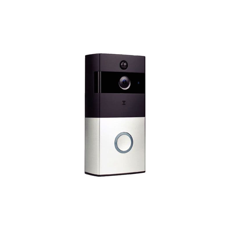 Timbre De Video Con Camara Y Wifi Inalambrico - PuntoStore Negro Mate