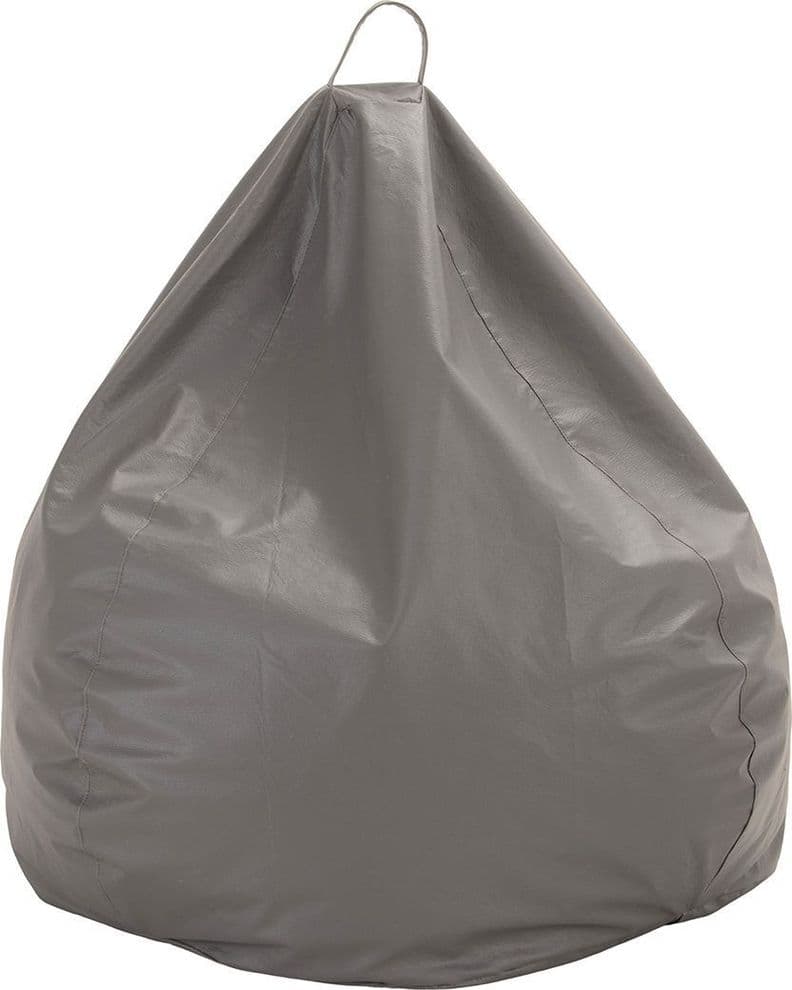 Pouf Pera Gris Cuerina 100x120x120 cm Maxima Design