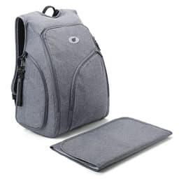 Mommore Mochila para panales 360 - apertura completa - gris