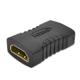 Adaptador HDMI, Hembra a Hembra. Negro
