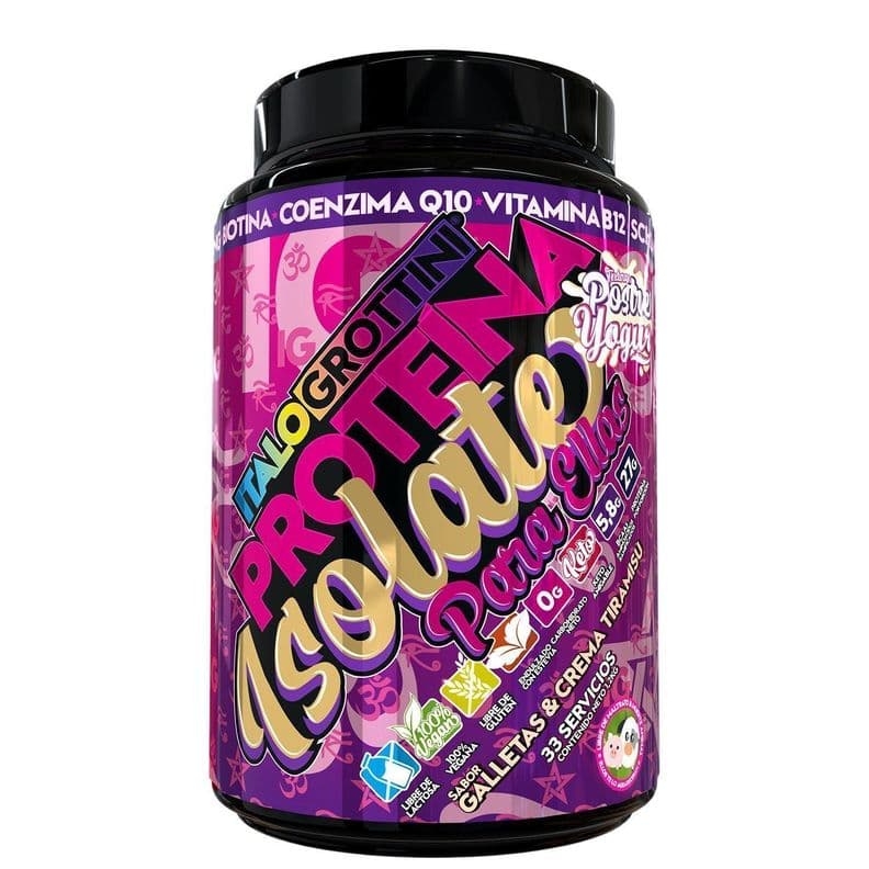 PROTEINA ISOLATE PARA ELLAS - 33 SERVICIOS CHOCOLATE CREMA DE CASTANAS Diseno 1