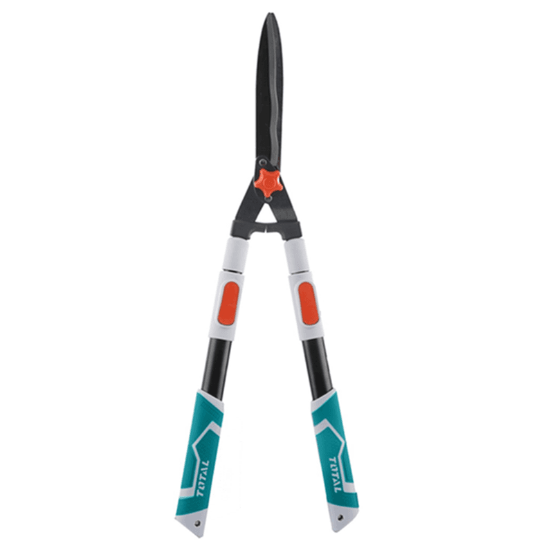 Tijera Corta Pasto Arbusto Jardin Telescopica Turquesa