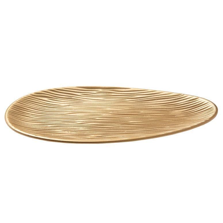 Bandeja deco 40x21.5 cm. Dorado