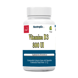 Vitamina D3 800 UI 60 Capsulas Diseno 1
