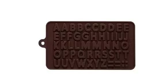 Moldes Chocolate Moldes De Silicona Molde Doble Abecedario