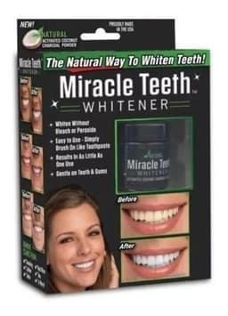 Blanqueador Dental Pasta Natural Carbon Miracle Negro