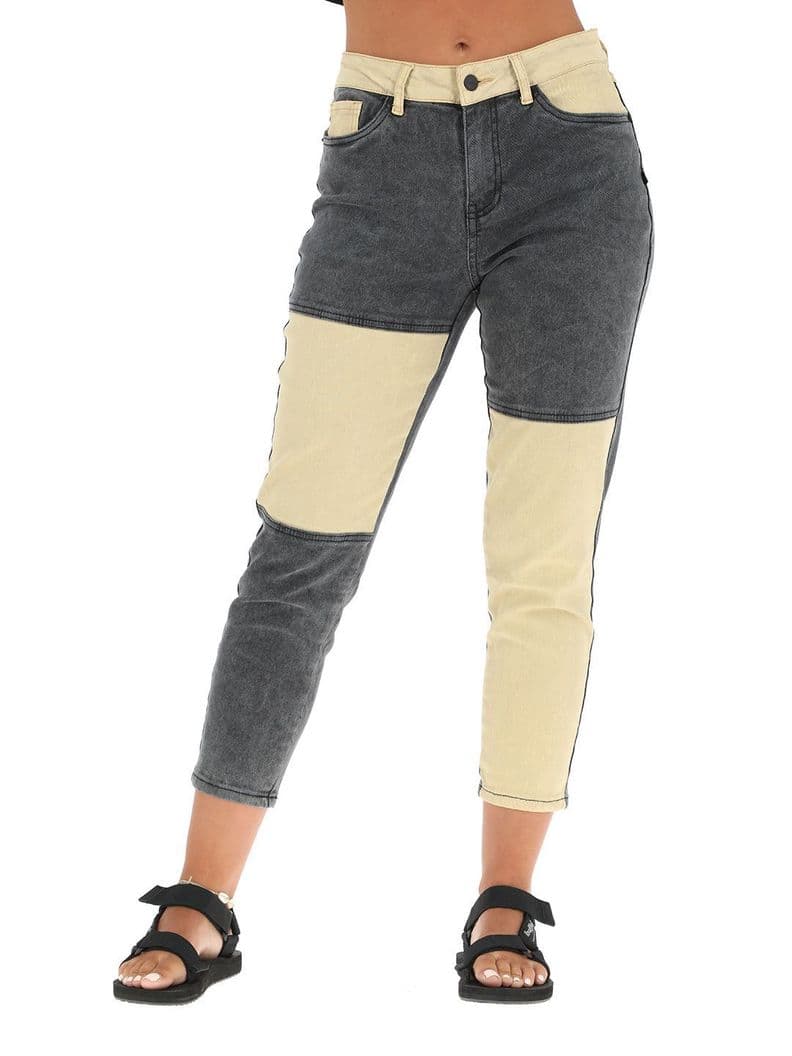 Pantalon Jeans Molle Mujer Buffalo Negro 40