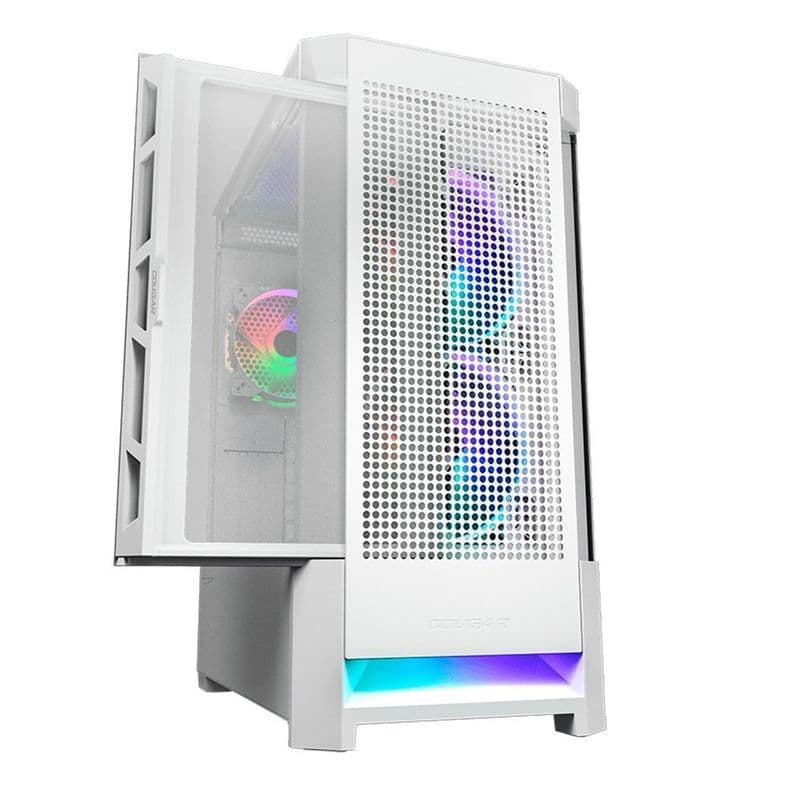 Gabinete Gamer Cougar Airface RGB White Blanco