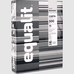 Pack 10 Resma Carta 500 Hojas Equalit Blanco