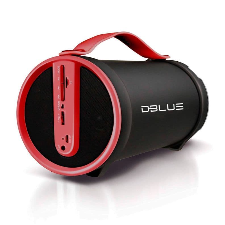 Parlante Bazooka Bluetooth Portatil Con Radio Rojo - PuntoStore