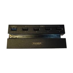 Hub Usb 5 Puertos Usb 3.0 Dobe Pro Consolas - Puntostore Negro