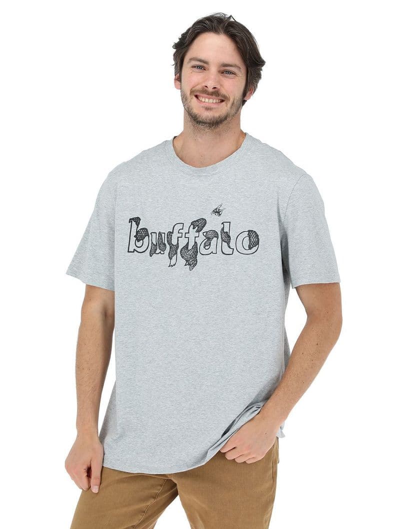 Polera Buffalo Panal Hombre Gris XXL