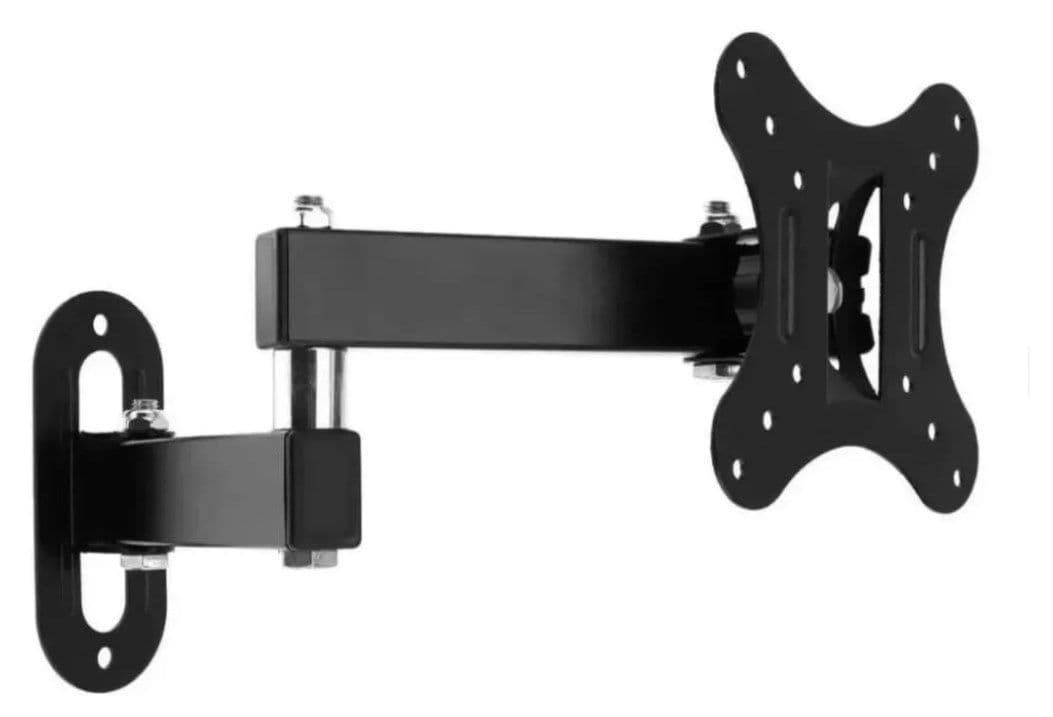 Soporte Tv Base Pared Monitor 10 A 32 Pulgadas 10 Kg. 180 Negro