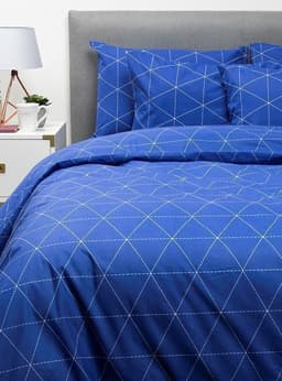Set Con Funda De Plumon Dream Azul Super King