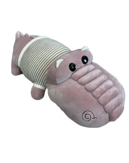 Peluche De Cocodrilo Tierno Kawaii Ninos Bebes Lila