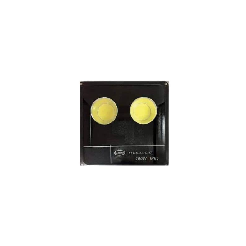 Foco Reflector Led Plano 100w - Puntostore Negro