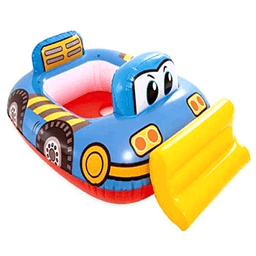 Flotador Inflable Bebe Camion Constr Capac 15 Kg Azul