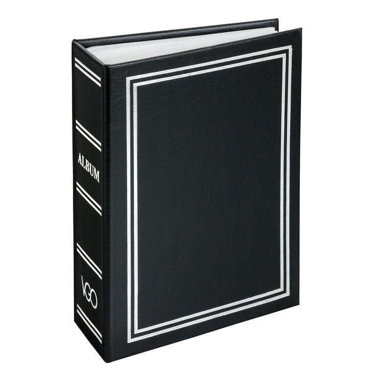 Album clasico liso. para ensobrar 10x15 cm / 300F Negro