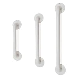 Barra de Bano Recta Esmaltada Kairos 80cm Blanco