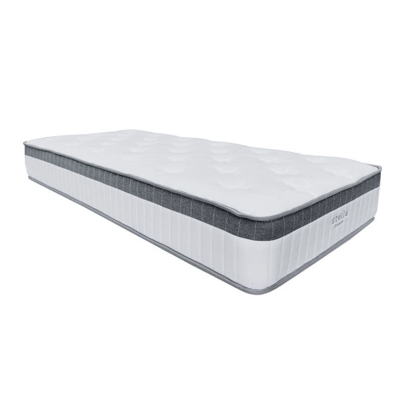 Colchon 2 Plazas De Resortes 5 Sueno Stella 150x190x21cm Blanco