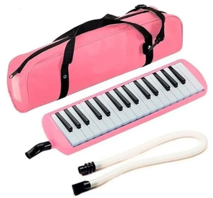 Melodica 32 notas Estuche + Boquilla Rosa 8764 Rosado