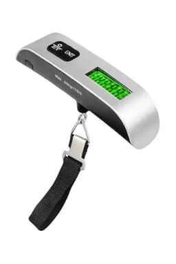 Pesa Digital Lcd De Mano Maleta Equipaje Balanza Portatil Gris