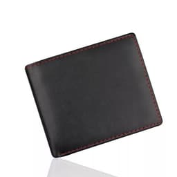 Billetera Eco Cuero Masculina, Comoda Para Negocios. Negro