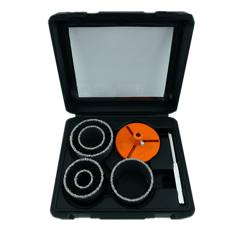 Set Broca Sierra Copa Diamantada 7 Piezas Mk0334