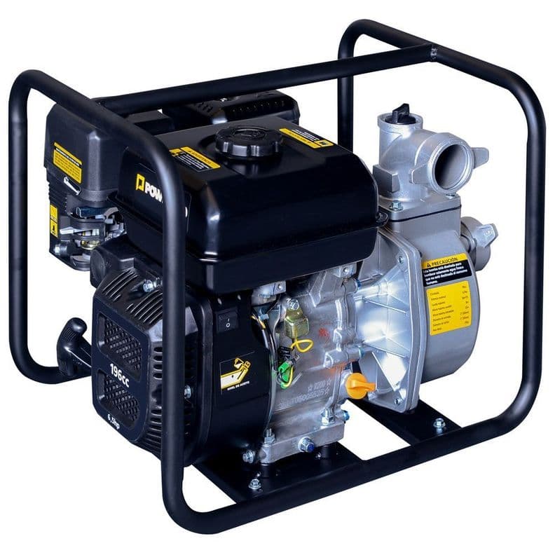 Motobomba Aguas Limpias 2" a Gasolina 5,4HP Negro Metalico