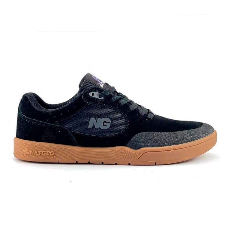 Zapatilla Hombre Cuero Skate-Urbana NatGeo Negro 39