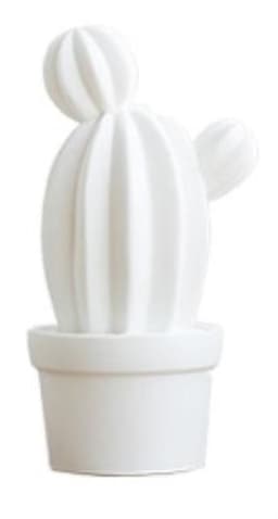 Lampara Cactus barril Blanco
