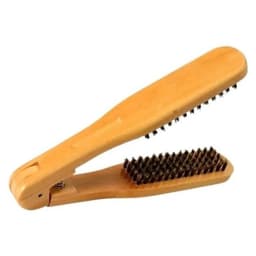 Cepillo Para Alisado y Planchado de Cabello Antiestatico Amarillo Claro