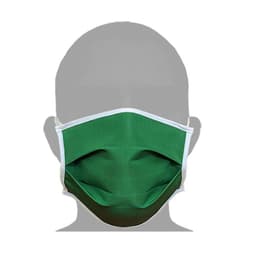 Mascarilla Lavable Barrera Sanitaria Impermeable (pack 10) Verde