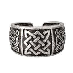 Anillo Hombre, Vikingo, Anillo Etnico Ajustable Plata