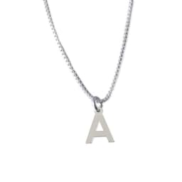 Cadena De Plata Mujer Con Inicial A - MABELITA