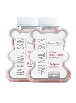 Vitaminas Hair nail Skin para el cabello 0% Azucar Rosado