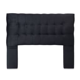 Respaldo Alicante Con Patas Felpa King Negro