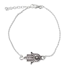 Pulsera Mano Fatima Plata Fina 925